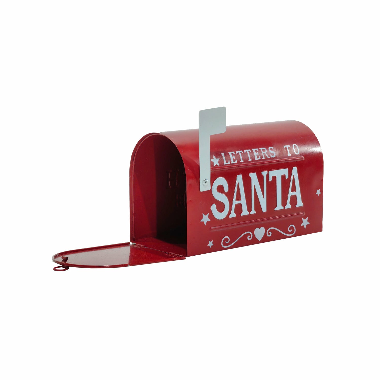 VESTIAMO CASA GRAN NATALE - Cassetta Portalettere Natalizia in latta - h17x23x11 cm